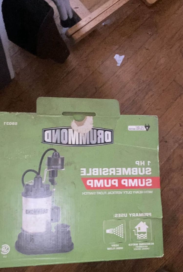 Drummond 1HP Submersible Sump Pump