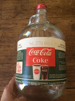 Vintage Coca Cola Syrup Jug Bottle