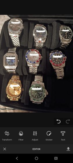 Great selection of men's watces