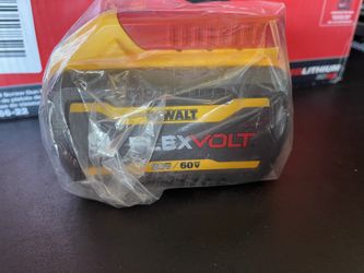 DEWALT FLEXVOLT BATTERY  9.0 AH NEW OUT THE BOX NEVER  USED 