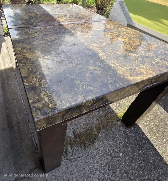 Marble Top Dining Table