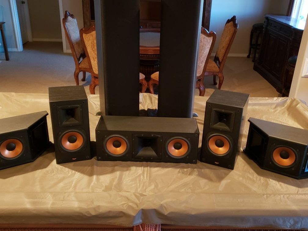 Klipsch RF3 RB3 RC3 RS3 7 Speakers Surround Sound for
