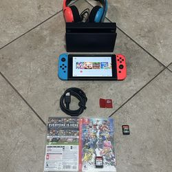 Nintendo Switch w/Free Accessories (Ave  J Pickup)