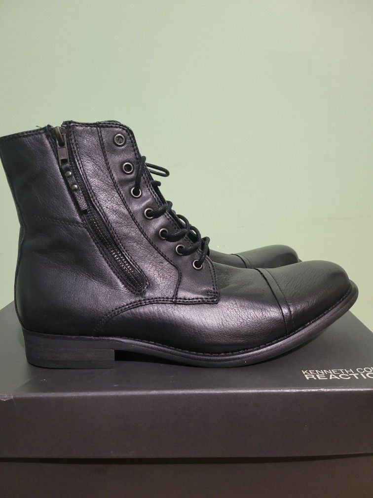 Kenneth Cole Hit Men Boots biker military 