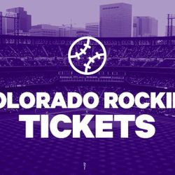 Rockies Tickets For Sale 