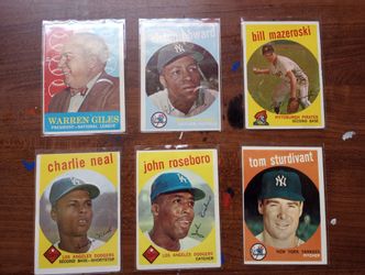 1959 Topps Baseball Cards
