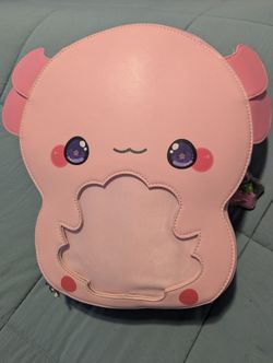 Axolotl Ita Bag / Pin Display Backpack