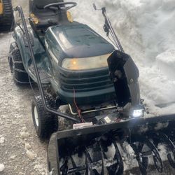 Snow Blower Craftsman Riding Snowblower Snow Thrower  Tractor 