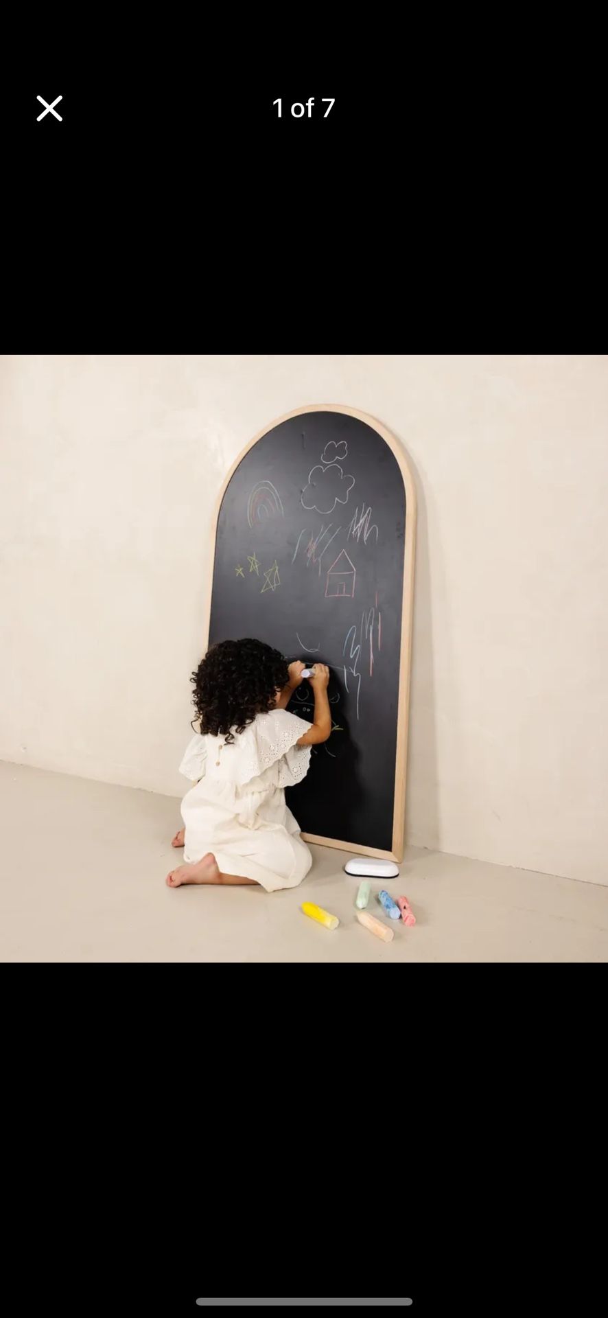 Gathre Arched Chalkboard & Whiteboard