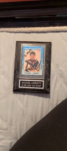 Michael Andretti autographed card