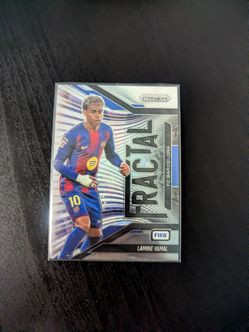 2025-26 panini prizm lamine yamal fractal 21