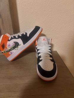 Jordan 1 Mid SE/Basketball Blossom (GS)
