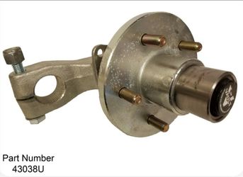 UFP DB35 End unit 3.7K IDLER Arm w/spindle vault cap bearing Trailer RV Camper