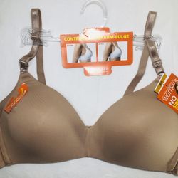 Warner's Women's No Side Effects Underarm-Smoothing Comfort Wireless Lightly Lined T-Shirt Bra 36A
