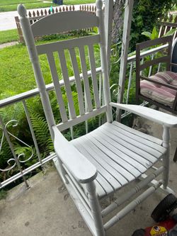 Farm style White Rocking Chair