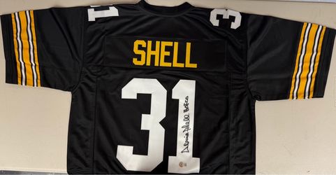 STEELERS “HOF” DONNIE SHELL AUTOGRAPHED JERSEY!