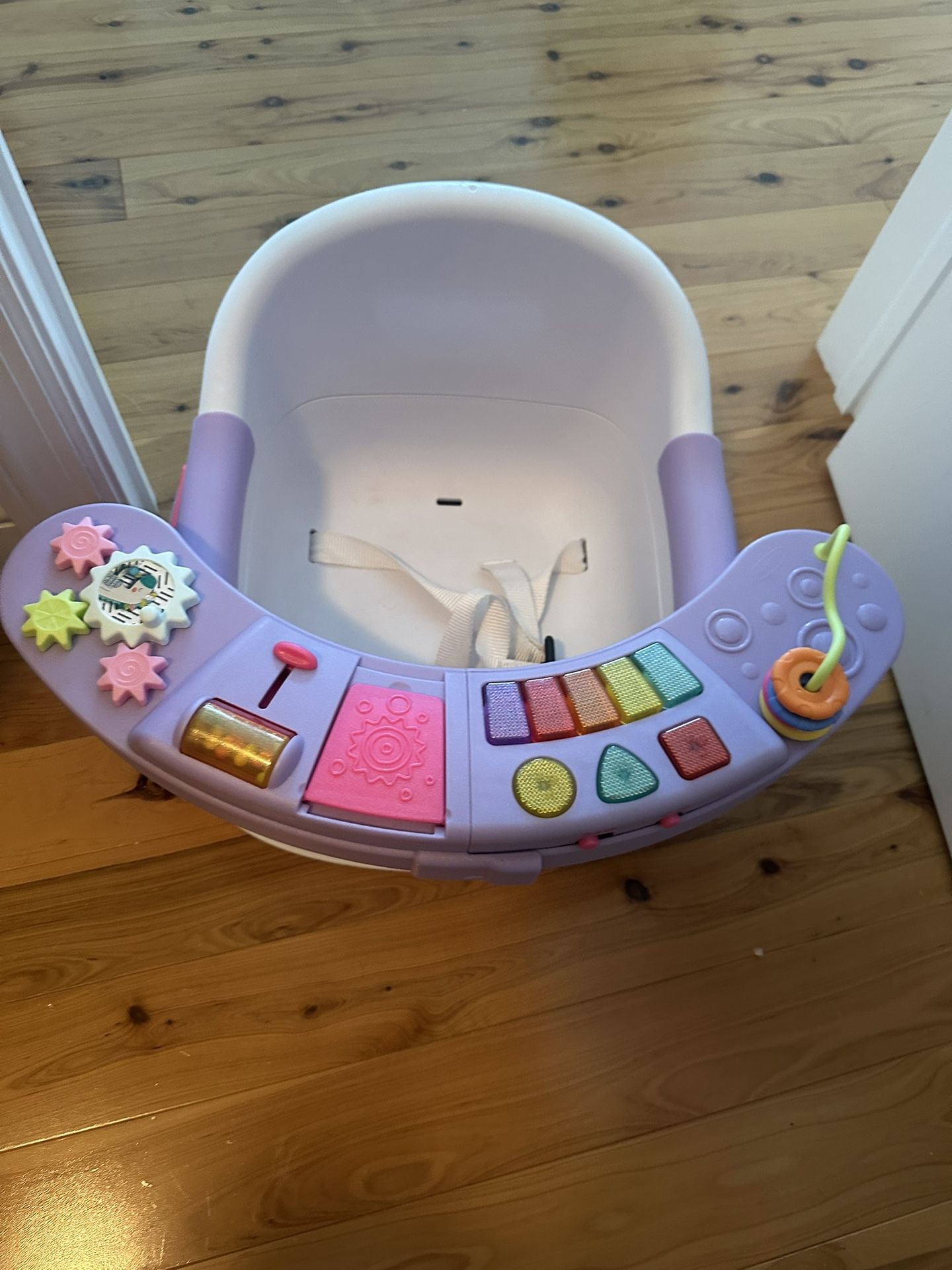 Infantino Music & Lights 3-in-1 Discovery Seat and Booster, 4-48 Months Unisex, Lavender