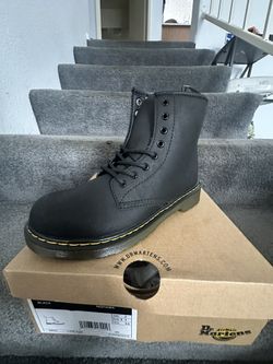 Dr Martens Kids Faux Fur
