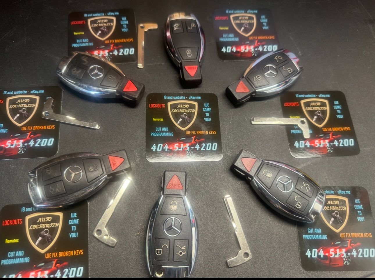 Mercedes benz key fobs