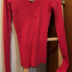 Ribbed, Button sweater