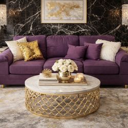 Purple Sofa / Loveseat ( Same Day Pickup) $299