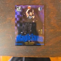2024 Donruss Magicians Luka Doncic Blue Parallel/30