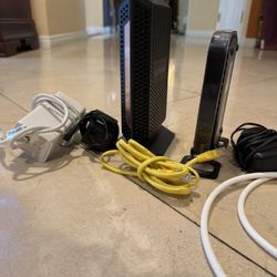 NETGEAR Wireless N600 Router & CM1100 Modem 
