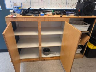 FREE CABINET AND EVERYTHING ON IT