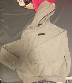 Grey Fear of God Essential Hoodie