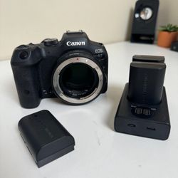 Canon EOS R7 Body with Meike Drop-in Filter  EF to RF Adapter, 3 Batteries