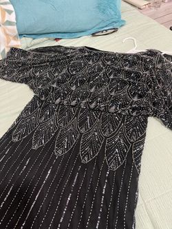 Hermoso Vestido De Fiesta Cole Negro Talla 18 Solo Se Uso Una Sola Vez