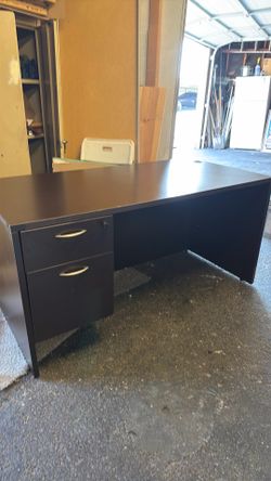 Three piece office desk
