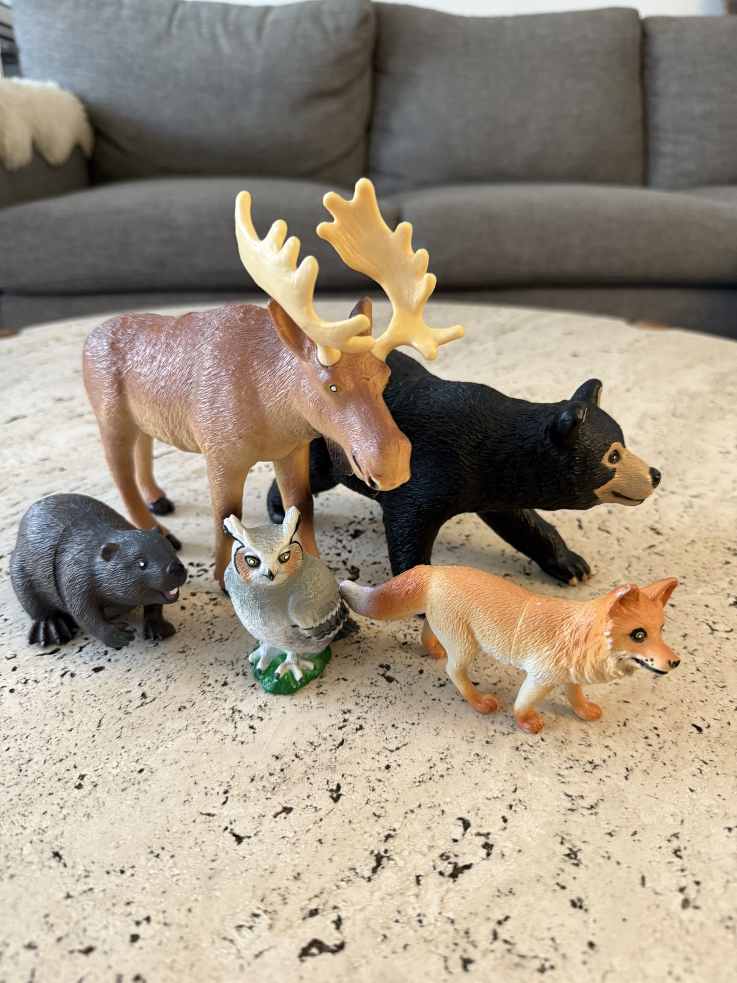Learning Resources Jumbo Forest Animals Complete Set 5 Animals 