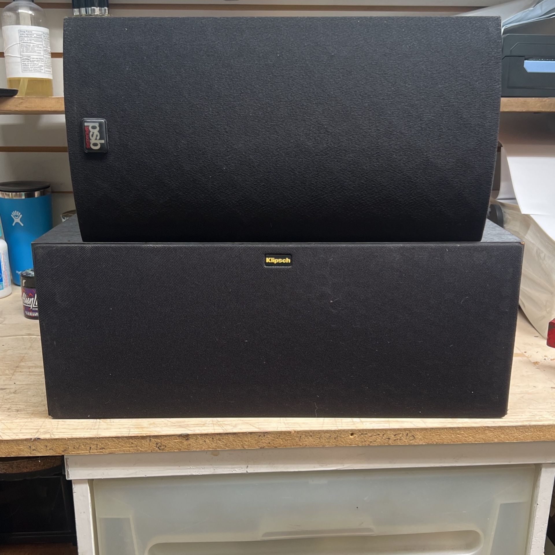 Klipsch R-25C Center Speaker And PSB IMAGE 2B 2 Way