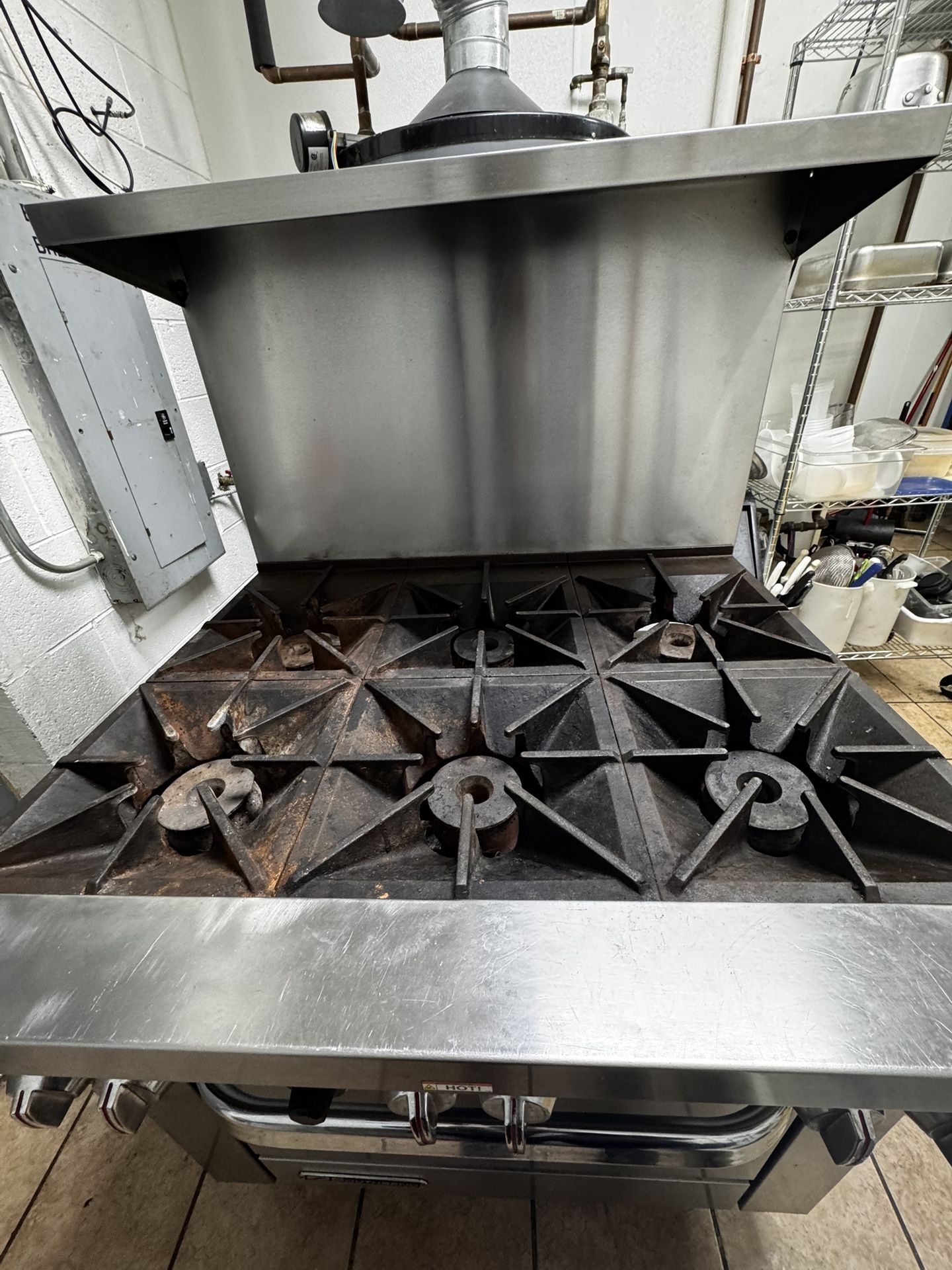Southbend Commercial 6 Burner Gas Stove