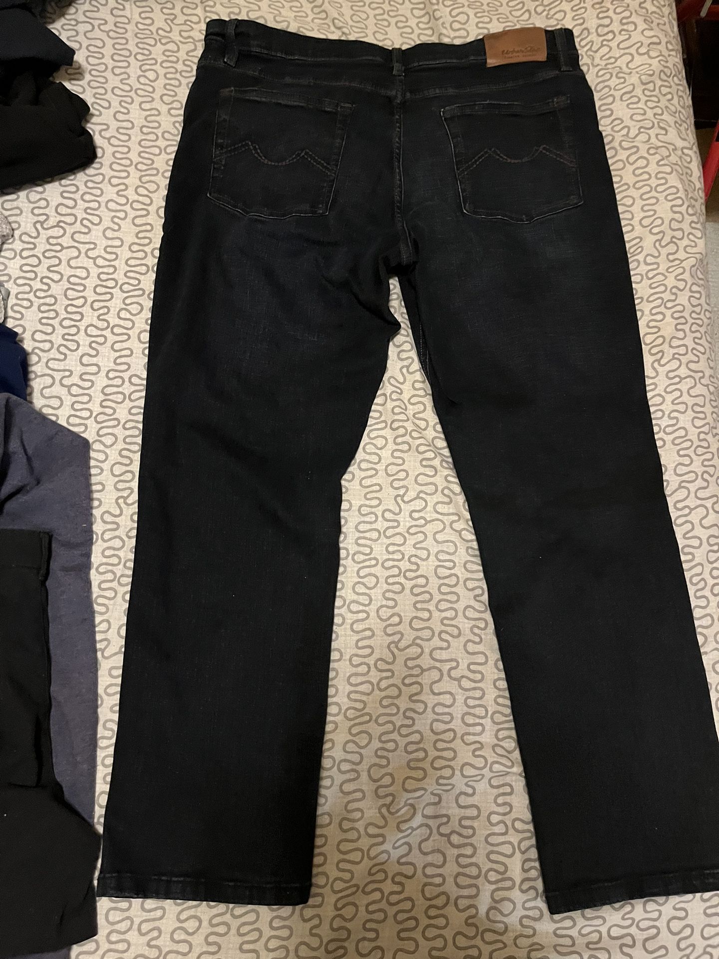 Two New Pairs Of Men’s Urban Star Blue Jeans. 38Waist, 30inch Inseam