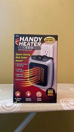 HANDY HEATER TURBO 800 Wall-Outlet Space Heater