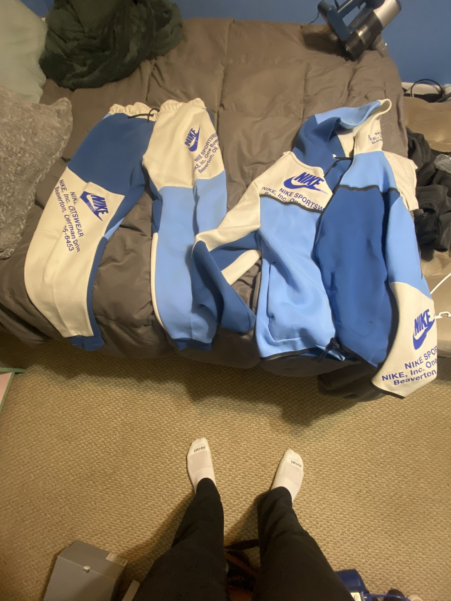 Nike Tec Set Pants And Hoodie XL XXL