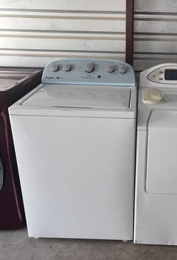 White Whirlpool Washer