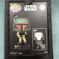 Funko Pop Star Wars Die-cast Boba Fett #1 Figure