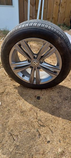 Set of 4  Volkswagen  Wheels with Tires –  Multi-Spoke – $675 OBO