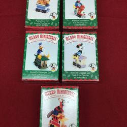 Hallmark Christmas Merry Miniatures Figurines Mickey’s Express 1998