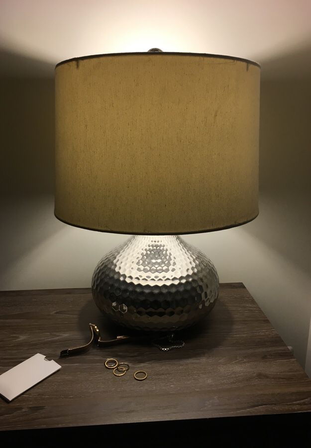 Matching table side night lamps