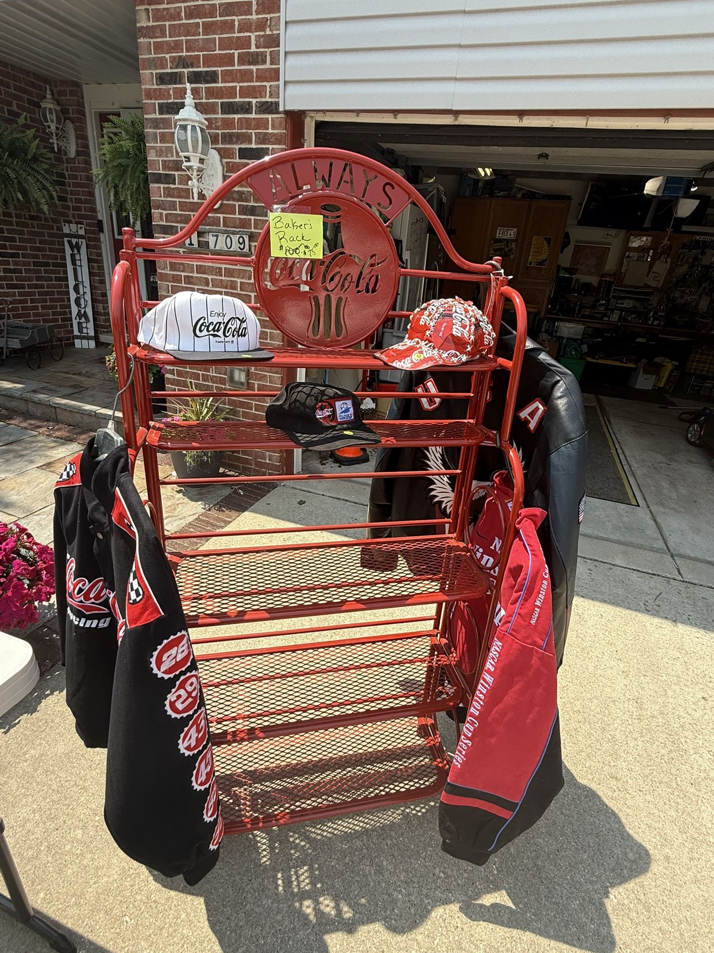 Coca Cola Bakers Rack