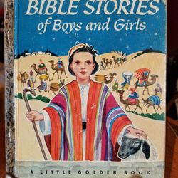 Little Golden Book #174 Bible Stories of Boys and Girls 1953 1st Edition