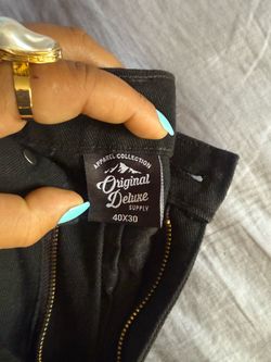Original Deluxe Supply Black Jeans 40x30