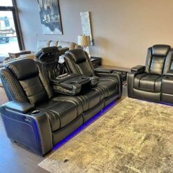 PARTY TIME POWER RECLINING SET