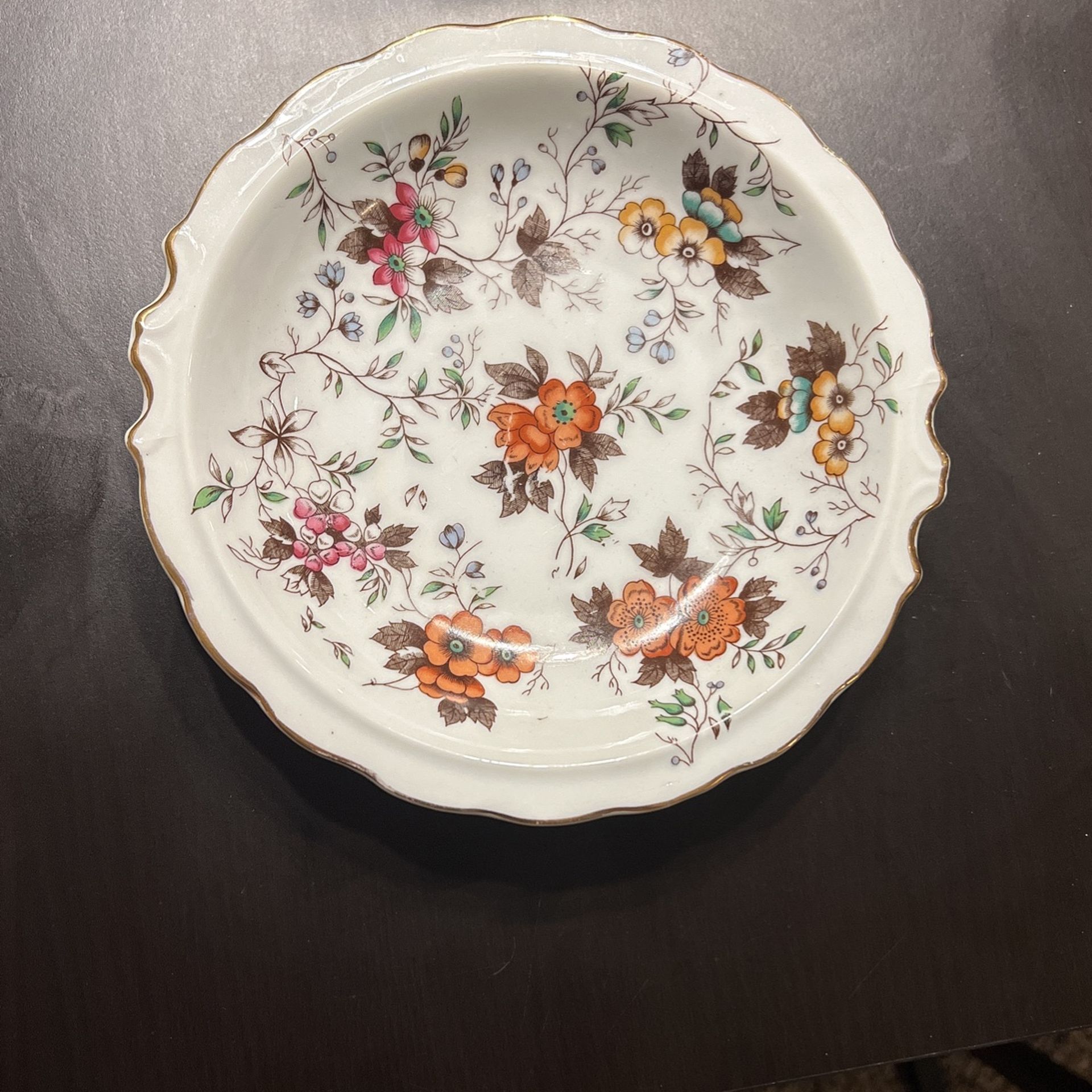 Norcrest Fine China 7” Shallow Bowl