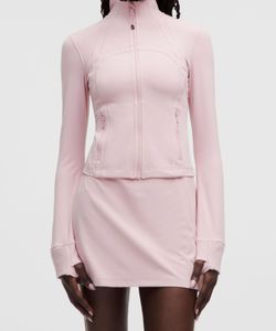 Lululemon define jacket pink haze size 4 cropped