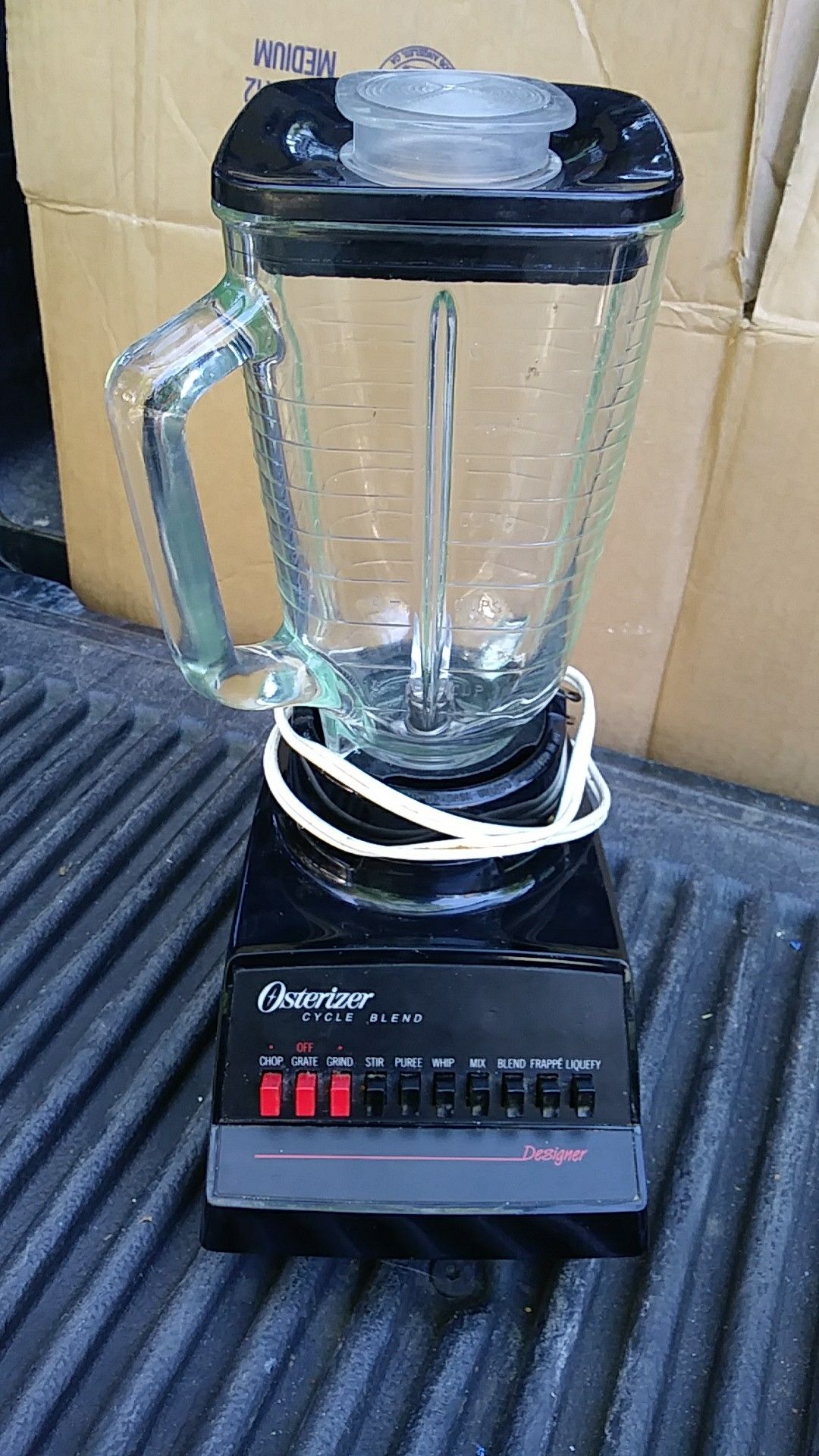 Osterizer blender.